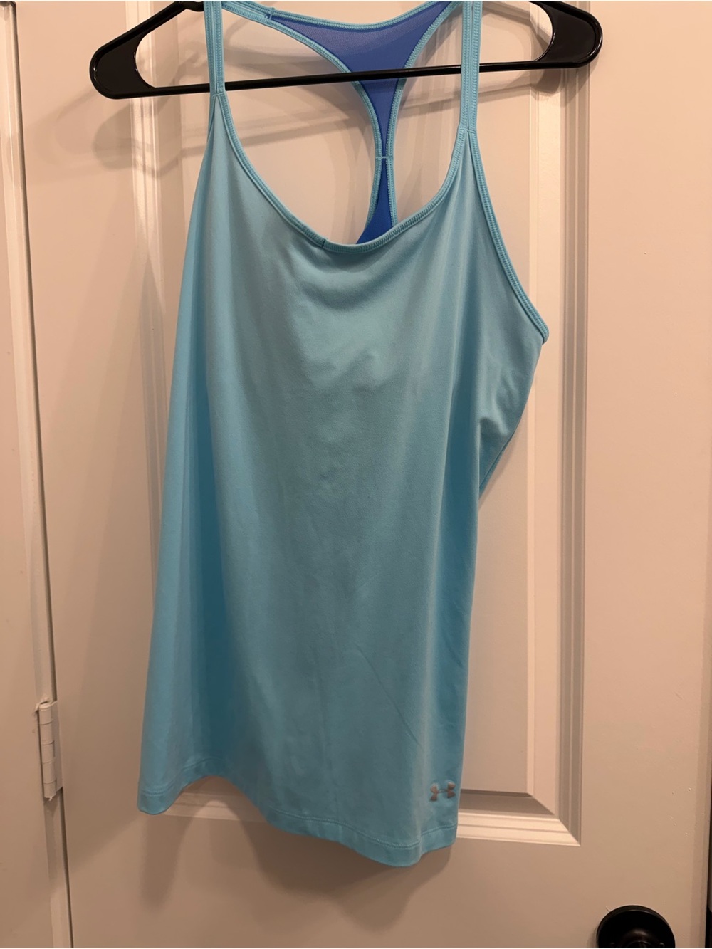 Under Armour Aqua Blue Racerback Performance Tank